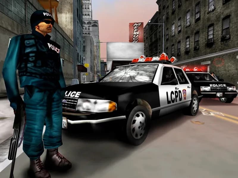 Liberty City mission scene — GTA III