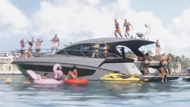 Unnamed GTA VI Azimut Atlantis 45-inspired yacht
